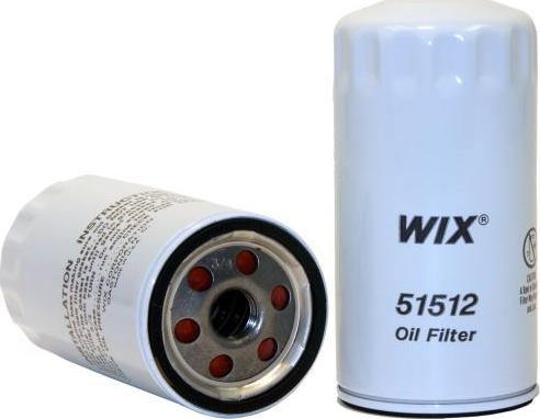 WIX Filters 51512 - Eļļas filtrs adetalas.lv