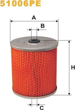 WIX Filters 51006PE - Eļļas filtrs adetalas.lv