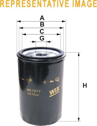 WIX Filters WL7099 - Eļļas filtrs adetalas.lv