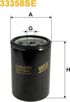 WIX Filters 33358SE - Degvielas filtrs adetalas.lv