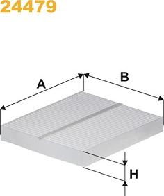 WIX Filters 24479 - Filtrs, Salona telpas gaiss adetalas.lv