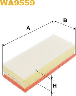 WIX Filters WA9559 - Gaisa filtrs adetalas.lv