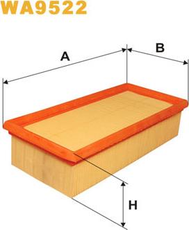 WIX Filters WA9522 - Gaisa filtrs adetalas.lv