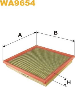 WIX Filters WA9654 - Gaisa filtrs adetalas.lv