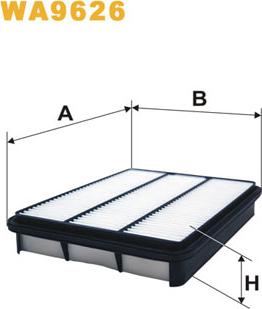 WIX Filters WA9626 - Gaisa filtrs adetalas.lv