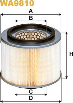 WIX Filters WA9810 - Gaisa filtrs adetalas.lv