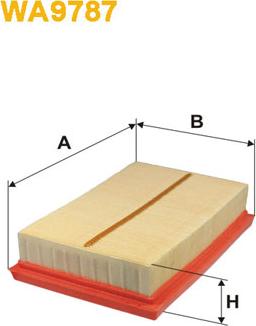 WIX Filters WA9787 - Gaisa filtrs adetalas.lv