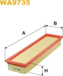 WIX Filters WA9735 - Gaisa filtrs adetalas.lv