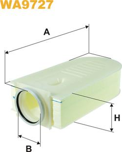 WIX Filters WA9727 - Gaisa filtrs adetalas.lv