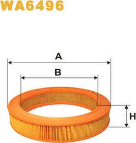 WIX Filters WA6496 - Gaisa filtrs adetalas.lv