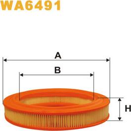 WIX Filters WA6491 - Gaisa filtrs adetalas.lv