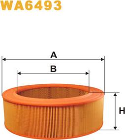 WIX Filters WA6493 - Gaisa filtrs adetalas.lv