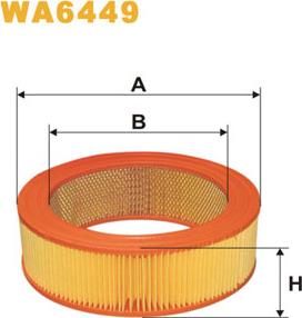 WIX Filters WA6449 - Gaisa filtrs adetalas.lv