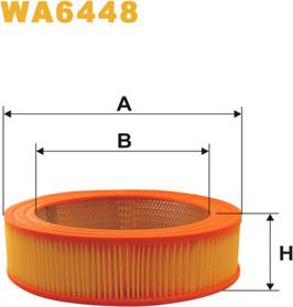 WIX Filters WA6448 - Gaisa filtrs adetalas.lv