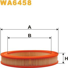 WIX Filters WA6458 - Gaisa filtrs adetalas.lv