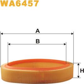 WIX Filters WA6457 - Gaisa filtrs adetalas.lv