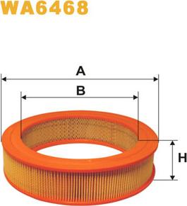 WIX Filters WA6468 - Gaisa filtrs adetalas.lv