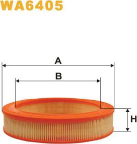 WIX Filters WA6405 - Gaisa filtrs adetalas.lv