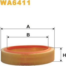 WIX Filters WA6411 - Gaisa filtrs adetalas.lv