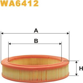 WIX Filters WA6412 - Gaisa filtrs adetalas.lv