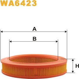 WIX Filters WA6423 - Gaisa filtrs adetalas.lv