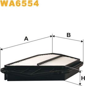 WIX Filters WA6554 - Gaisa filtrs adetalas.lv