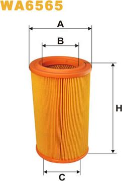 WIX Filters WA6565 - Gaisa filtrs adetalas.lv