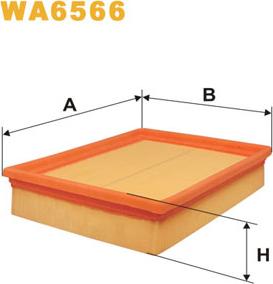 WIX Filters WA6566 - Gaisa filtrs adetalas.lv