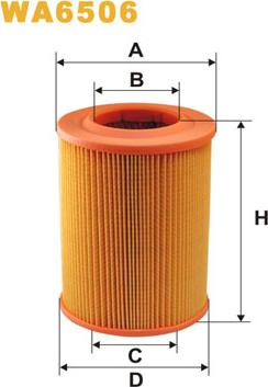 WIX Filters WA6506 - Gaisa filtrs adetalas.lv