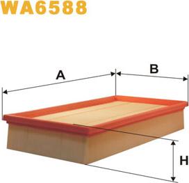 WIX Filters WA6588 - Gaisa filtrs adetalas.lv