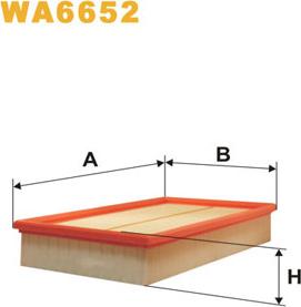 WIX Filters WA6652 - Gaisa filtrs adetalas.lv