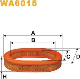 WIX Filters WA6015 - Gaisa filtrs adetalas.lv