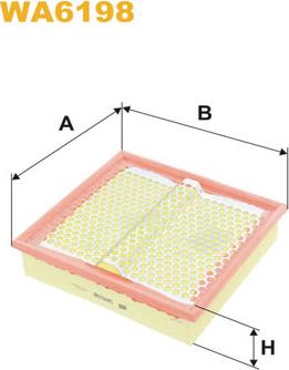 WIX Filters WA6198 - Gaisa filtrs adetalas.lv