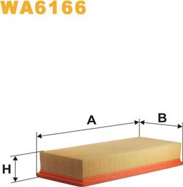 WIX Filters WA6166 - Gaisa filtrs adetalas.lv