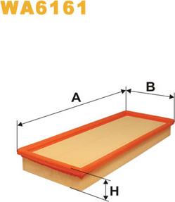 WIX Filters WA6161 - Gaisa filtrs adetalas.lv