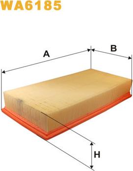 WIX Filters WA6185 - Gaisa filtrs adetalas.lv