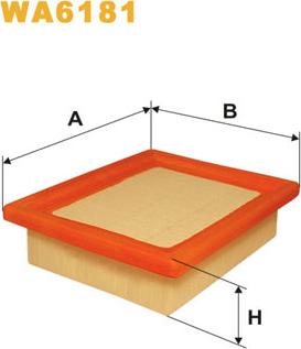 WIX Filters WA6181 - Gaisa filtrs adetalas.lv