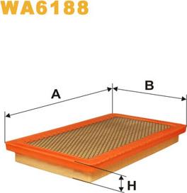 WIX Filters WA6188 - Gaisa filtrs adetalas.lv