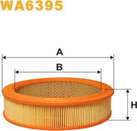 WIX Filters WA6395 - Gaisa filtrs adetalas.lv