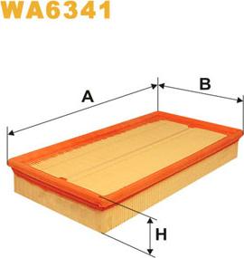 WIX Filters WA6341 - Gaisa filtrs adetalas.lv