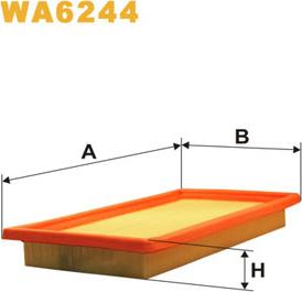 WIX Filters WA6244 - Gaisa filtrs adetalas.lv