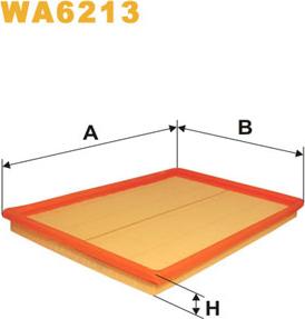 WIX Filters WA6213 - Gaisa filtrs adetalas.lv