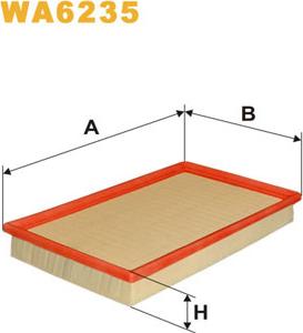 WIX Filters WA6235 - Gaisa filtrs adetalas.lv