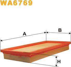 WIX Filters WA6769 - Gaisa filtrs adetalas.lv