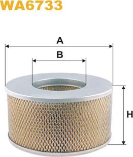 WIX Filters WA6733 - Gaisa filtrs adetalas.lv