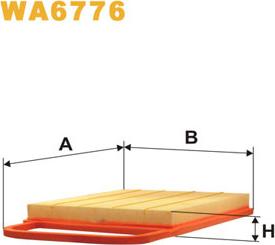 WIX Filters WA6776 - Gaisa filtrs adetalas.lv