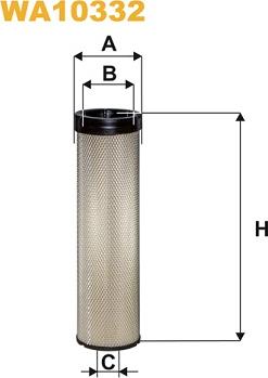 WIX Filters WA10332 - Sekundārā gaisa filtrs adetalas.lv