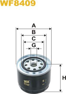 WIX Filters WF8409 - Degvielas filtrs adetalas.lv