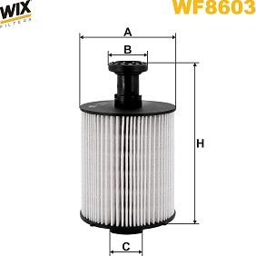 WIX Filters WF8603 - Degvielas filtrs adetalas.lv