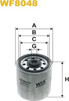 WIX Filters WF8048 - Degvielas filtrs adetalas.lv